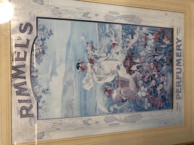 Advertising interest, Rimmel's Perfumery advert in the earlier Victorian style in a modern frame - Image 2 of 3