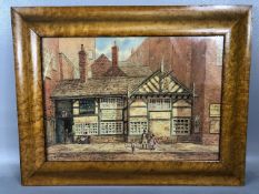 ALBERT DUNINGTON (1860-1928), Watercolour, 'Ye Olde Seven Stars', signed lower left and dated