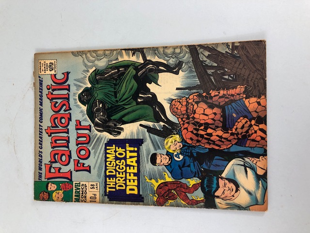 Marvel Comics, collection of Marvel comics featuring the Fantastic Four from the 1960s numbers 55, - Image 10 of 13