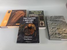 Fossil Trilobite reference books, being Trilobites second edition Riccardo Levi-Setti, Trilobites of