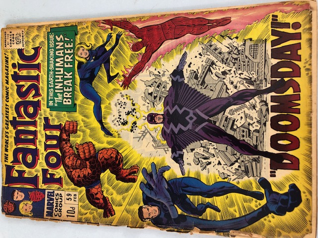 Marvel Comics, collection of Marvel comics featuring the Fantastic Four from the 1960s numbers 55, - Image 2 of 13