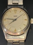 Tudor Stainless steel wristwatch on Rolex Oyster Bracelet number to reverse watch case 7934/ 269724,