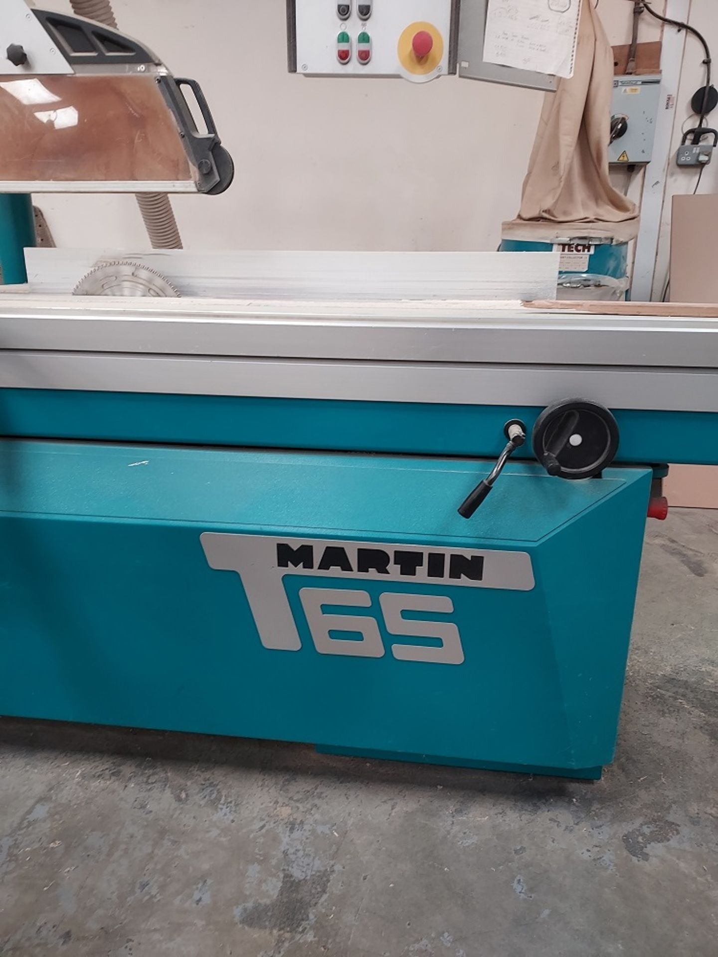 Martin T65 Horizontal sheet saw (Electronic Control + extract Equipment) (Used)