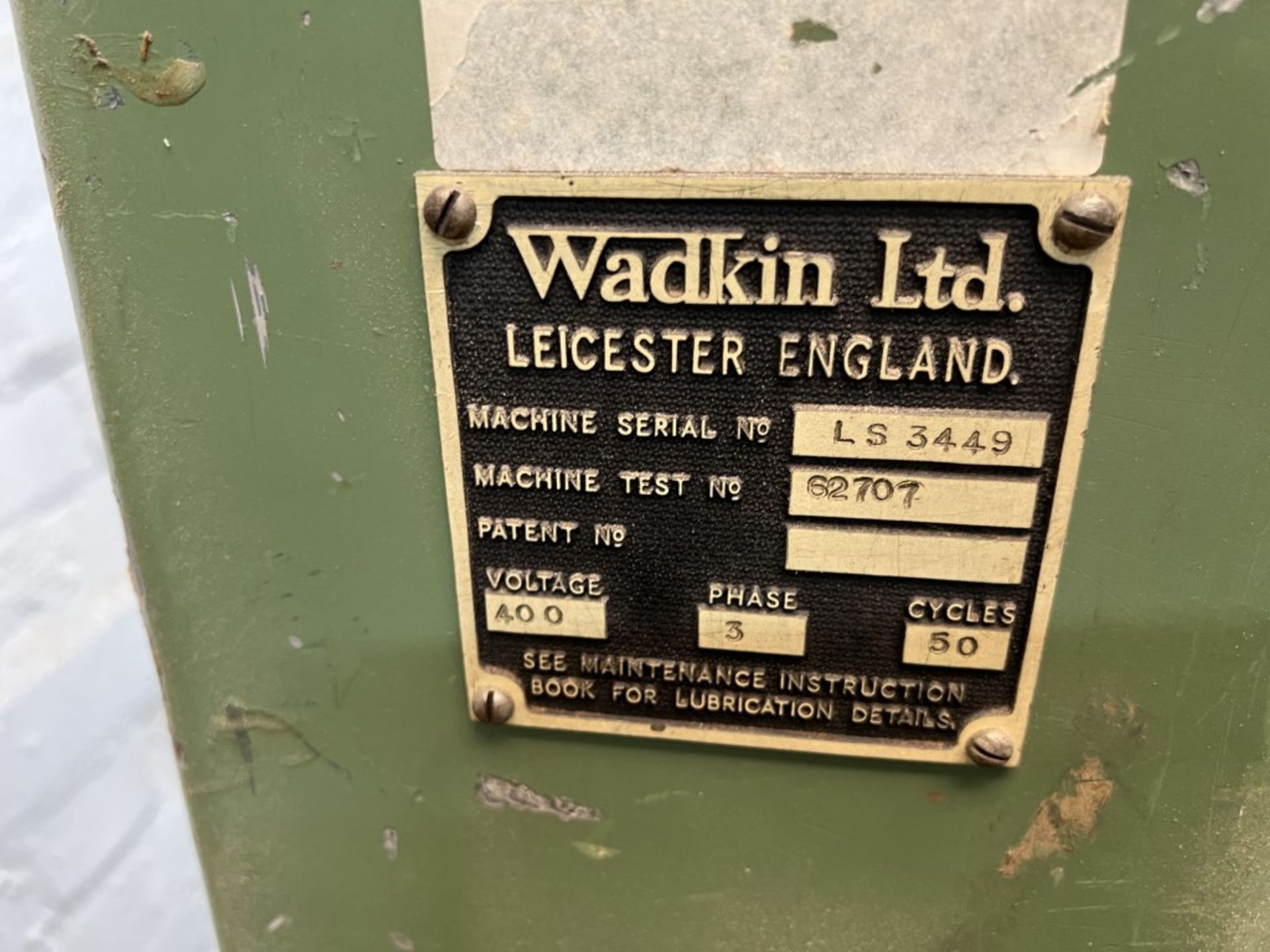 Wadkin Router (Used) - Image 2 of 3