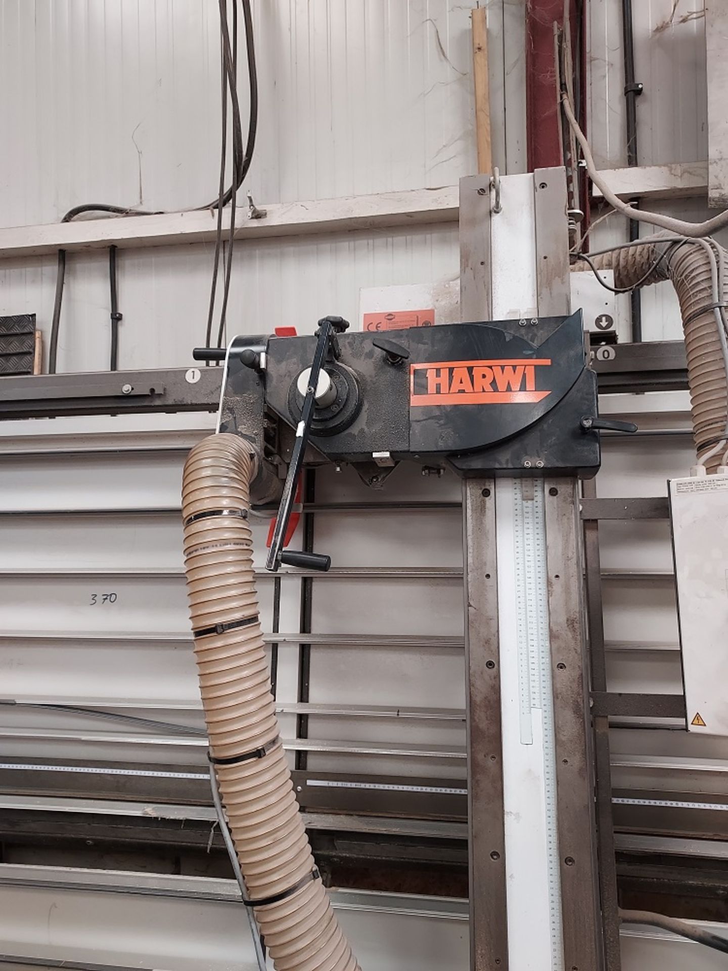 Harwi Vertical Panel Saw and Dust Extract Equipment (Used) - Image 2 of 4