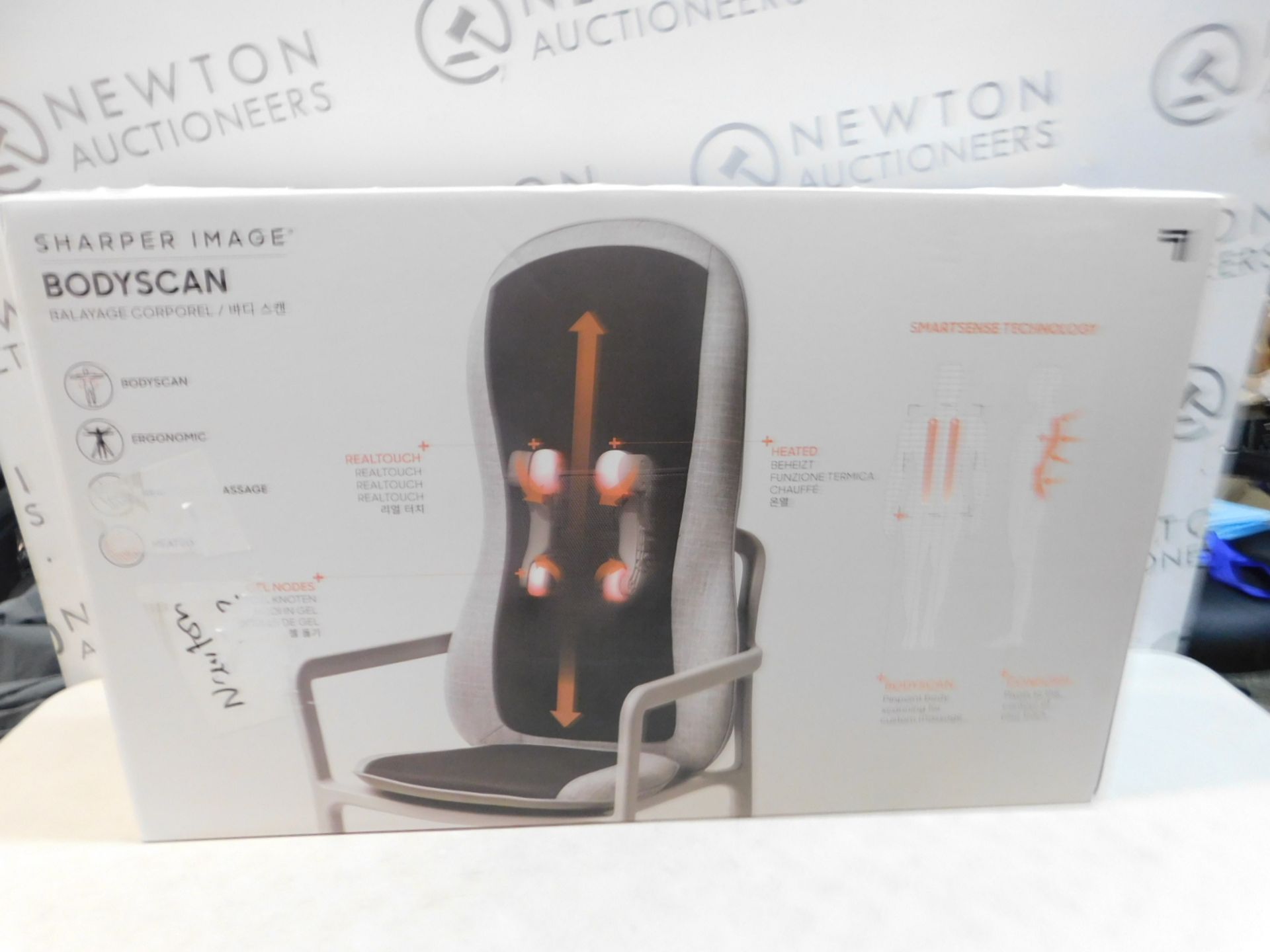 1 BOXED SHARPER IMAGE BODYSCAN CHAIR PAD MASSAGER RRP Â£149