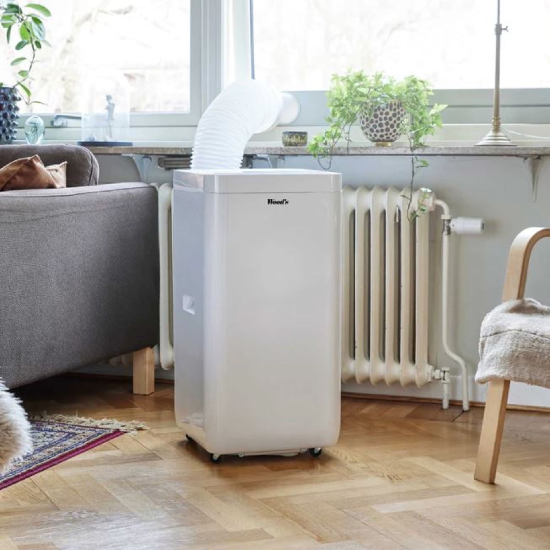1 BOXED WOOD'S MILAN 9K BTU PORTABLE AIR CONDITIONER RRP Â£399 (PICTURES FOR ILLUSTRATION PURPOSES