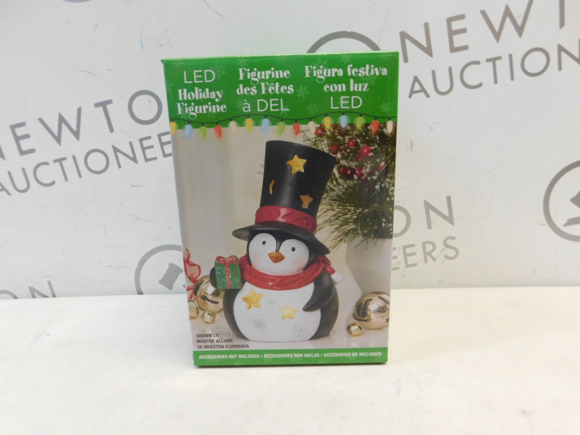 1 BOXED LED HOLIDAY FIGURINE RRP Â£24.99