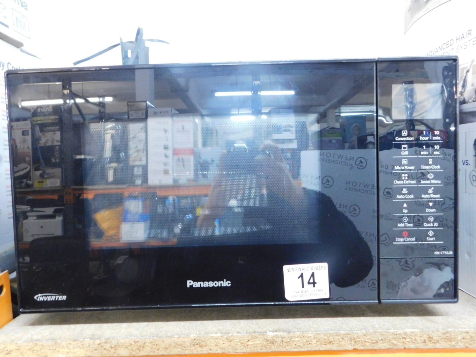 1 PANASONIC NN-CT56JB SLIMLINE COMBINATION MICROWAVE OVEN BLACK RRP Â£199