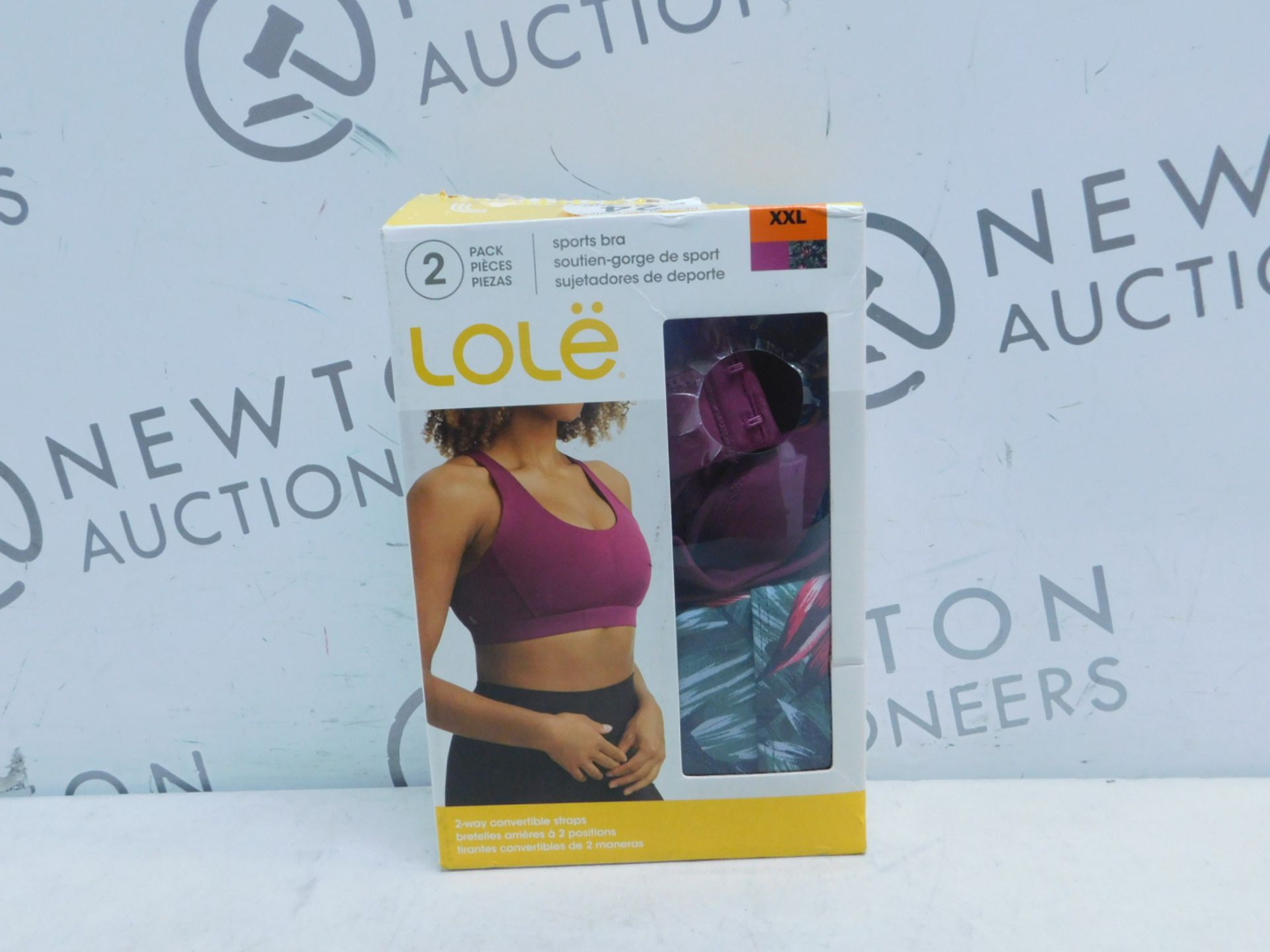 1 BOXED LOLE PACK OF 2 SPORTS BRA SIZE XXL RRP Â£29