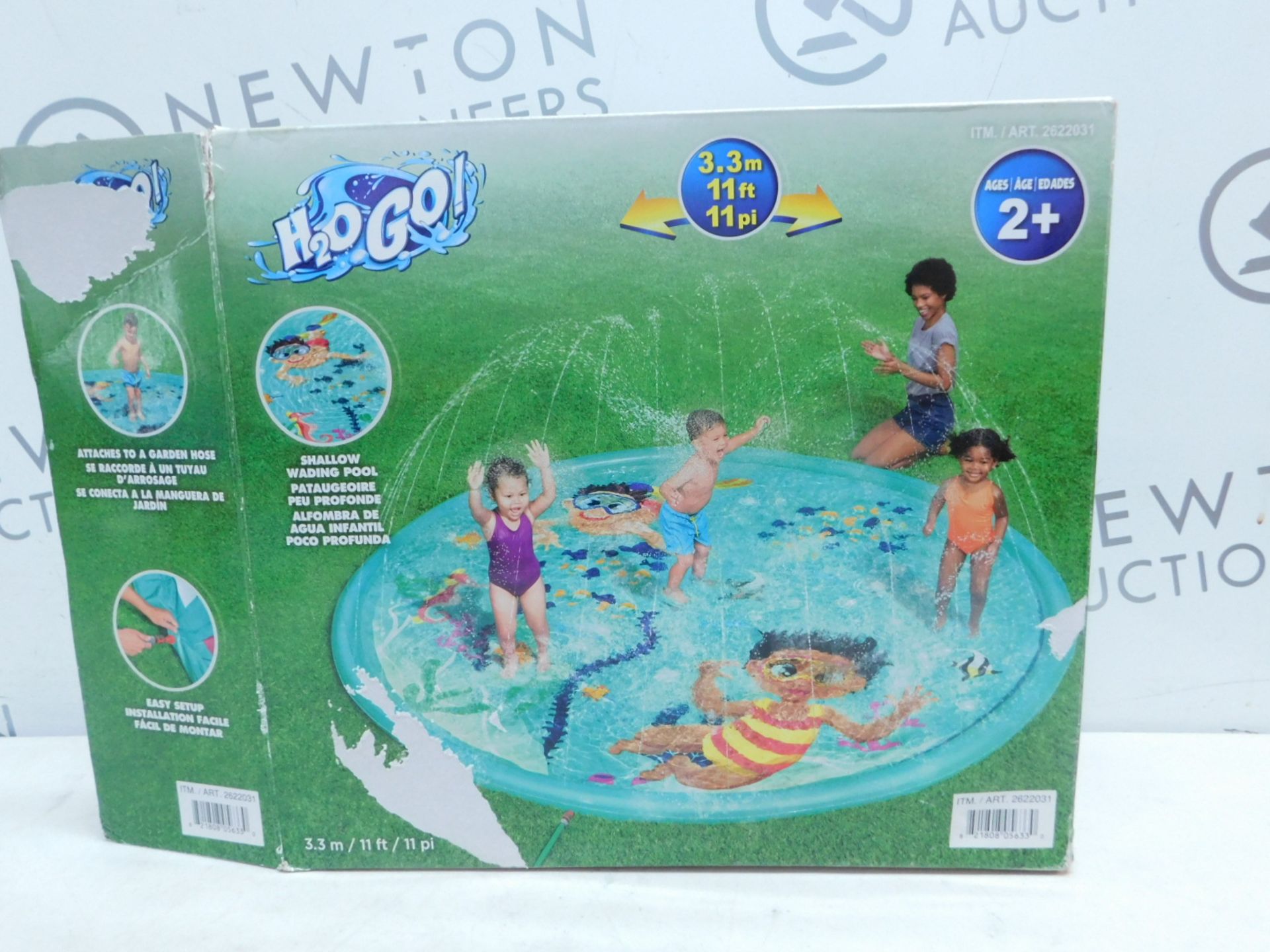 1 BOXED H20GO! 11FT INFLATABLE SPRINKLER PAD RRP Â£39