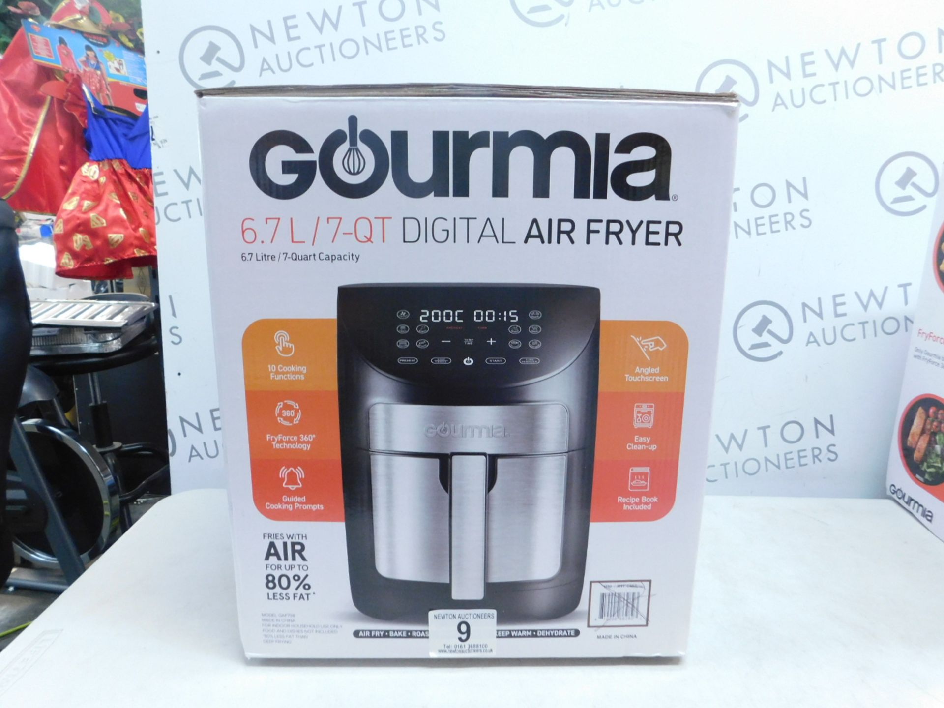 1 BOXED GOURMIA 6.7L DIGITAL AIR FRYER RRP Â£89.99