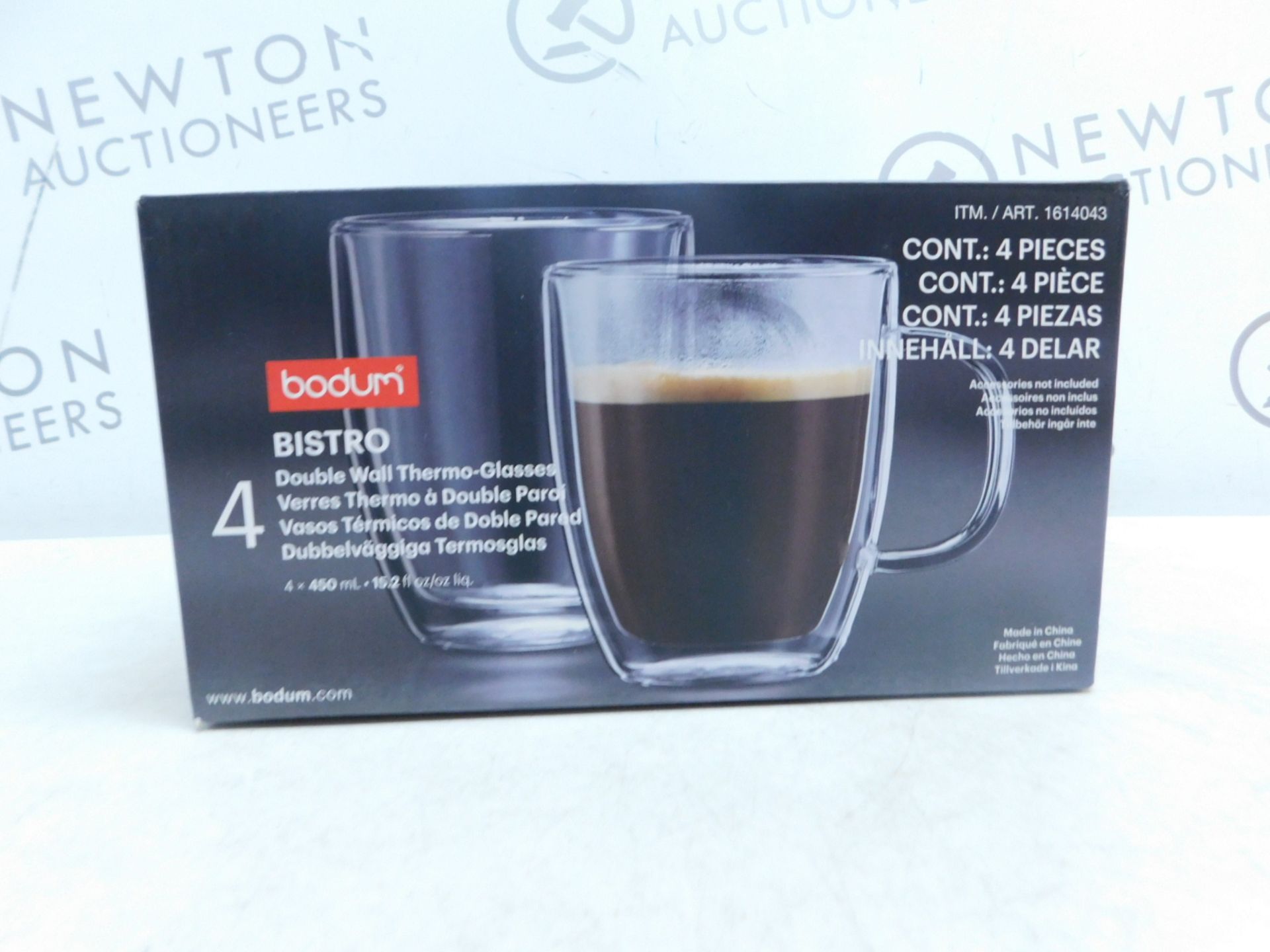 1 BOXED BODUM BISTRO DOUBLE WALL THERMO MUGS RRP Â£39