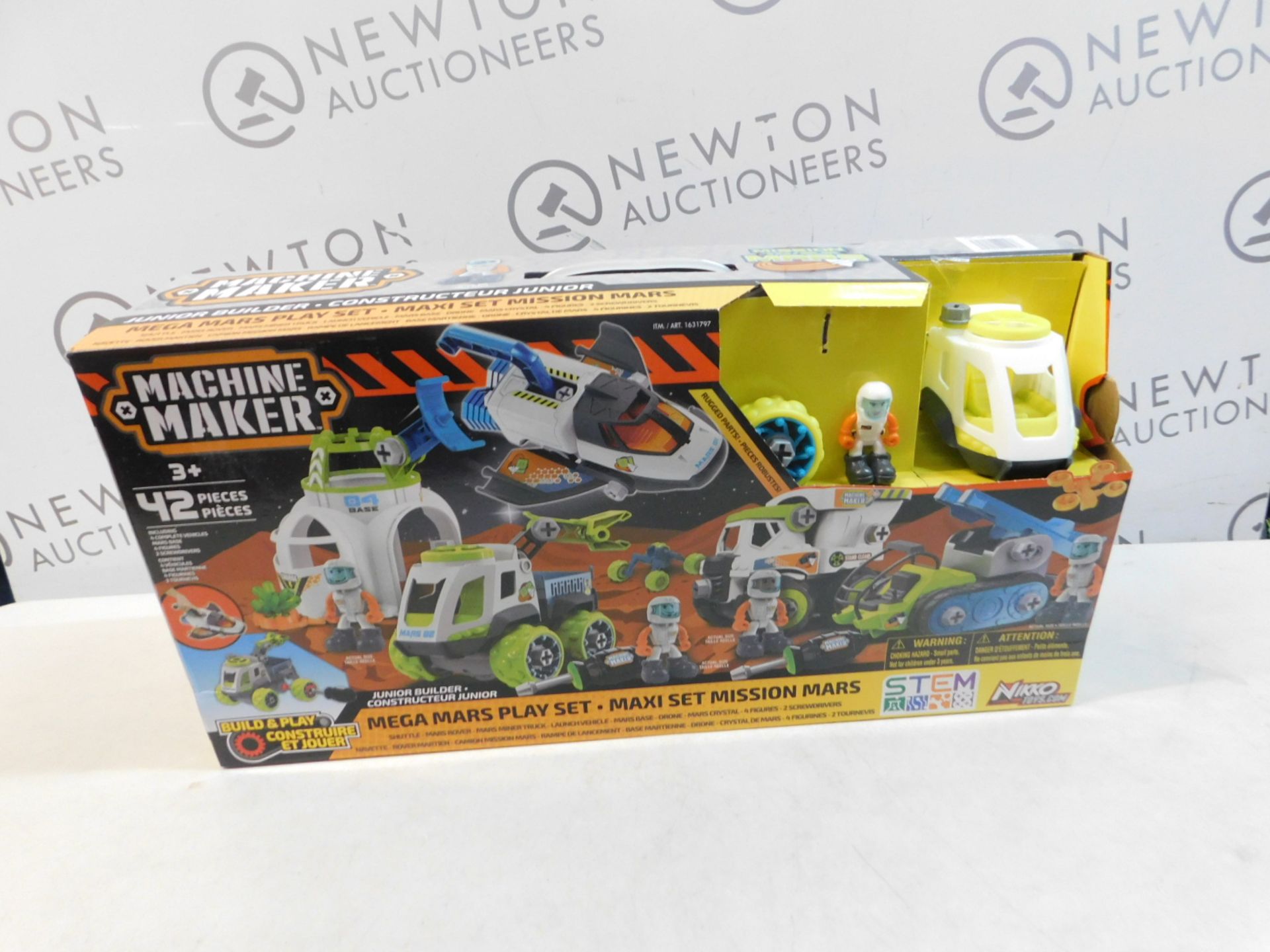 1 BOXED MACHINE MAKER 39 PIECE CONSTRUCTION SET JUNIOR BUILDERS MEGA CITY SERVICE TEAM (3+ YEARS)