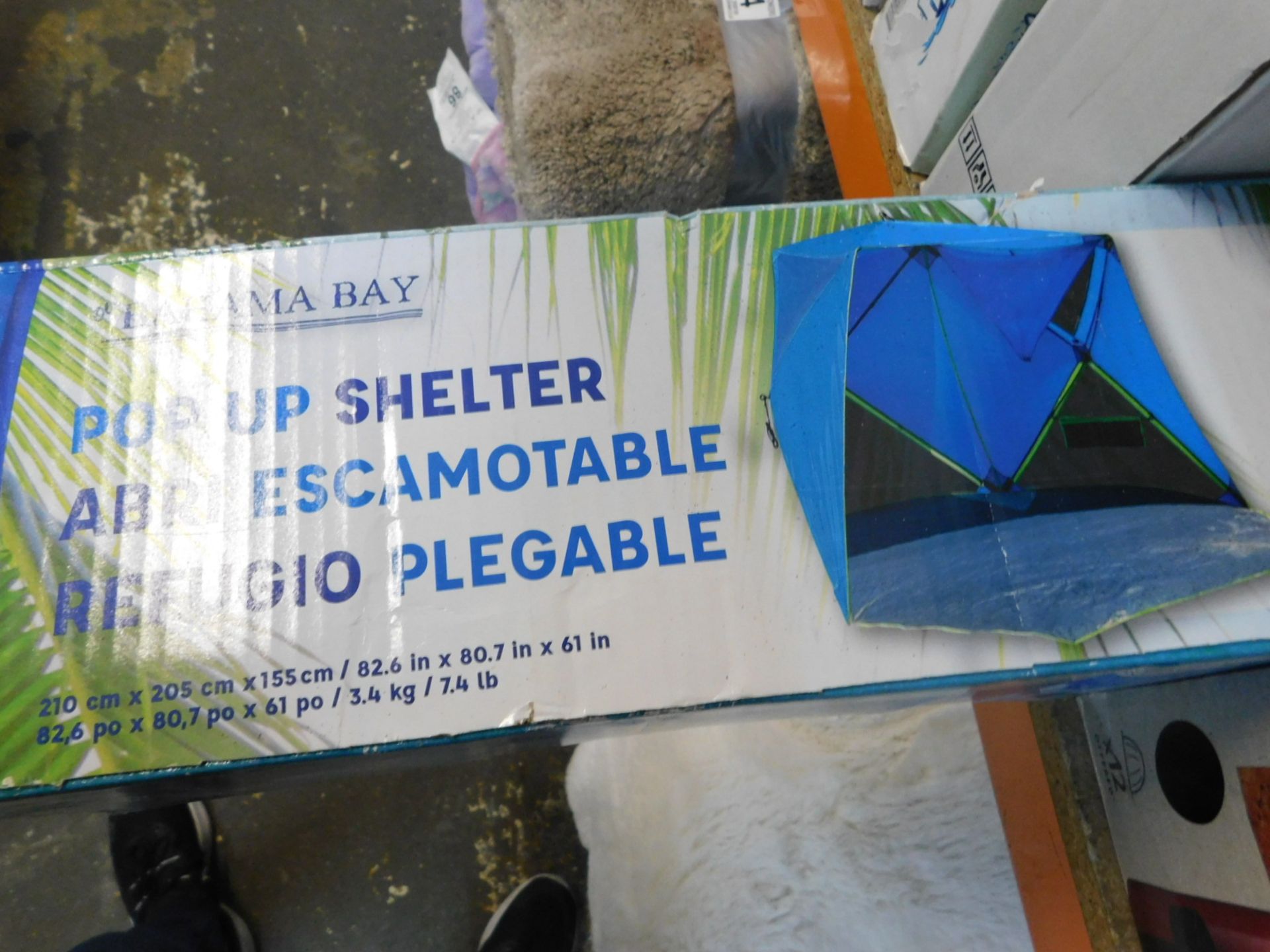 1 BOXED BAHAMA BAY POP-UP SHELTER RRP Â£69.99