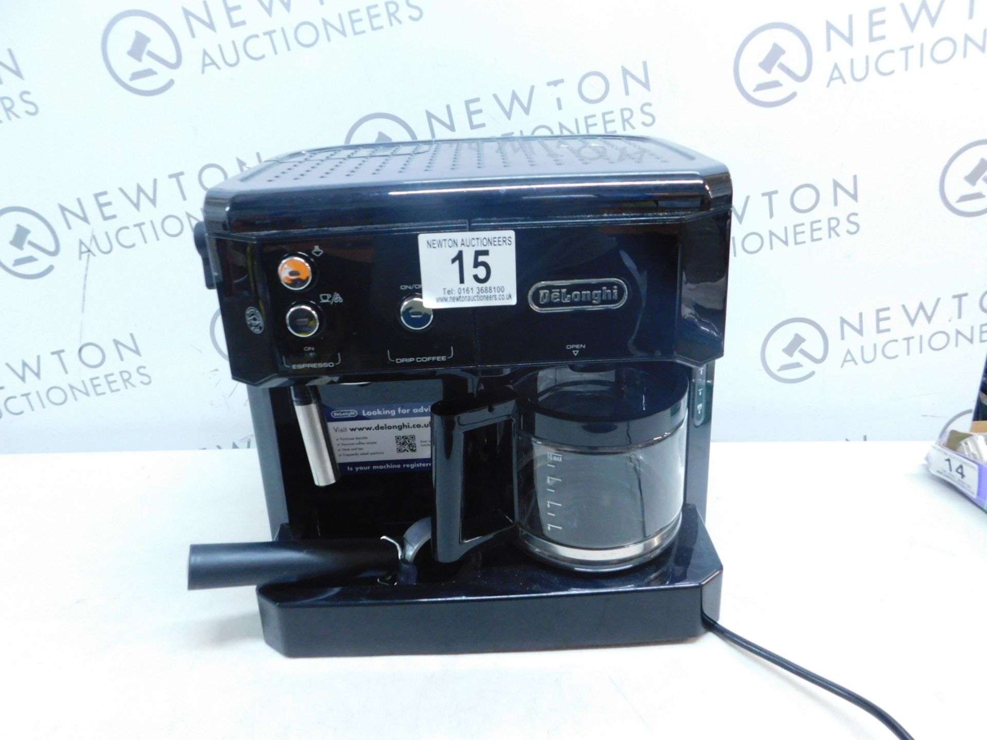 1 DELONGHI COMBI BCO411.BK FILTER & PUMP COFFEE MACHINE RRP Â£299