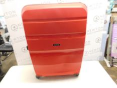1 AMERICAN TOURISTER LARGE RED HARDSIDE SPINNER CASE RRP Â£59