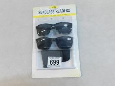 1 BRAND NEW PACK OF SUNGLASS READERS IN +1.75 STRENGTH RRP Â£19.99