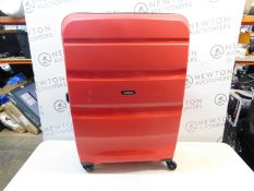 1 AMERICAN TOURISTER LARGE RED HARDSIDE SPINNER CASE RRP Â£59