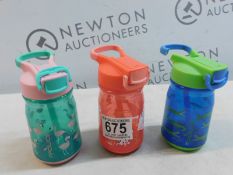 1 SET OF 3 REDUCE KIDS WATER BOTTLE