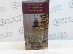 1 BOXED 13.9 INCH (35.4CM) HOLIDAY LANTERN WITH LED LIGHTS RRP Â£34.99