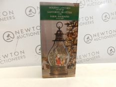 1 BOXED 13.9 INCH (35.4CM) HOLIDAY LANTERN WITH LED LIGHTS RRP Â£34.99