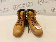 1 PAIR OF MENS DEWALT STEEL TOE WORK BOOTS UK SIZE 7 RRP Â£49