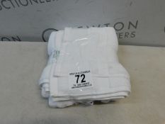 1 SET OF 2 CHARISMA WHITE HAND TOWELS RRP Â£14.99