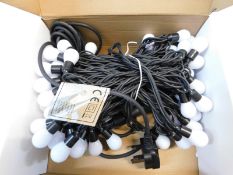 1 BOXED LIGHTS4YOU 52FT (16M) 80 LARGE BULBS LED COLOUR CHANGING OUTDOOR STRING LIGHTS RRP Â£69