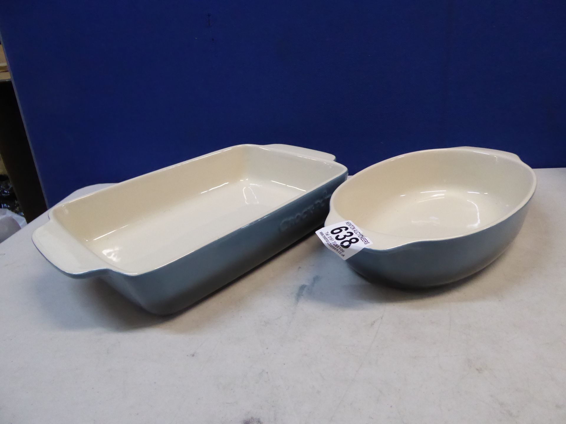 1 CROCKPOT 2 PIECE STONEWARE OVEN DISH SET RRP Â£39