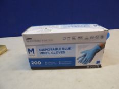 1 BOXED JENA BLUE VINYL GLOVES RRP Â£29.99