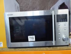 1 SHARP STAINLESS STEEL MICROWAVE OVEN RRP Â£179.99
