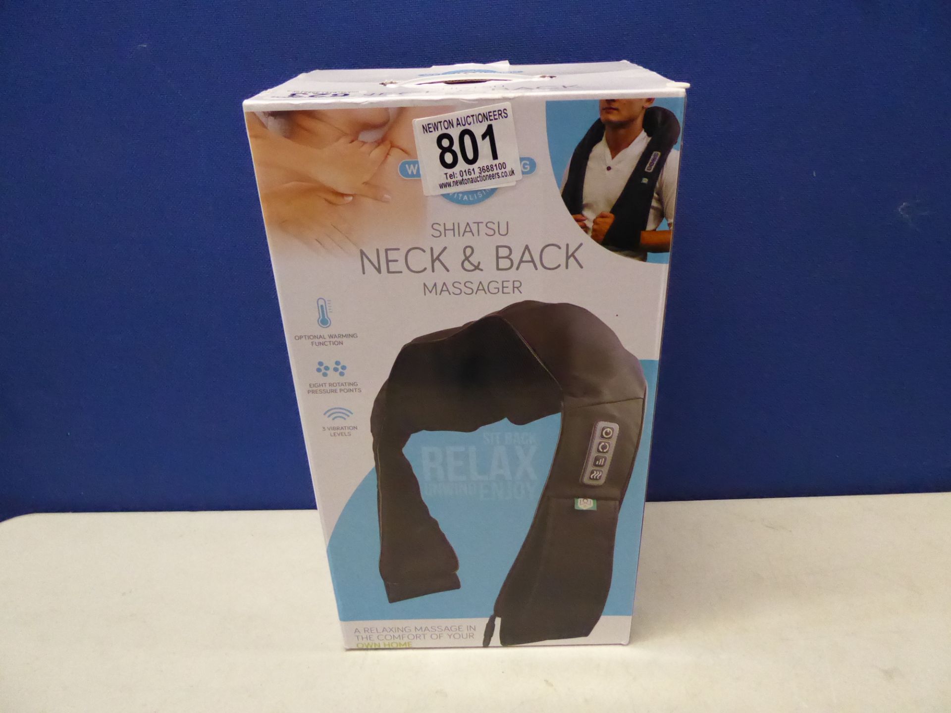 1 BOXED THE SOURCE WELLBEING SHIATSU NECK & BACK MASSAGER RRP Â£59