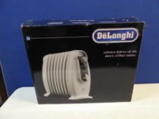 1 BOXED DELONGHI NANO SPEED WARM ELECTRIC RADIATOR RRP Â£89.99