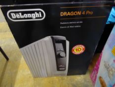 1 BOXED DELONGHI DRAGON 4 PRO ELECTRIC OIL FILLED RADIATOR RRP Â£164.99