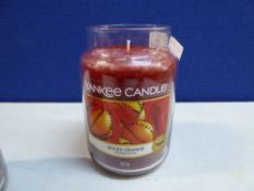 1 YANKEE CANDLE SPICED ORANGE SCENT RRP Â£24.99