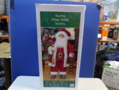 1 BOXED 1 BOXED 36 INCH (91.5CM) TRADITIONAL STANDING FABRIC SANTA RRP Â£99