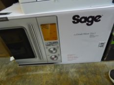 SAGE 32 LITRE 1100W THE COMBI WAVE 3 IN 1 MICROWAVE IN STAINLESS STEEL RRP Â£324.99