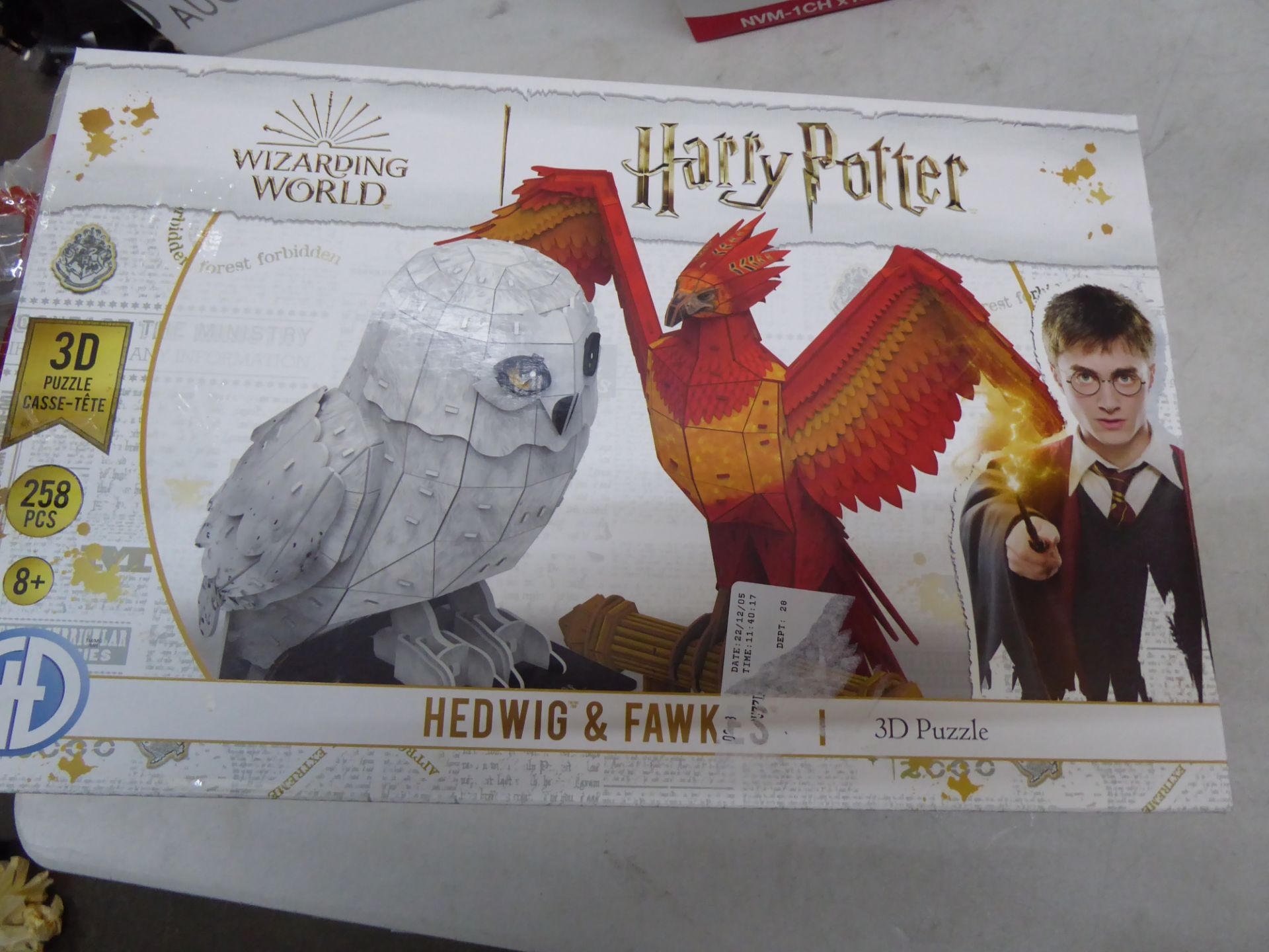 1 BOXED HARRY POTTER HEDWIG & FAWKES 3D PUZZLE (8+ YEARS) RRP Â£34.99