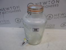 1 KILNER GLASS DRINKS DISPENSER 8L RRP Â£29