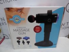 1 BOXED THE SOURCE WELLBEING CORDLESS MASSAGE GUN RRP Â£69