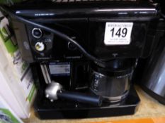1 DELONGHI COMBI BCO411.BK FILTER & PUMP COFFEE MACHINE RRP Â£299