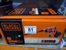 1 BOXED BLACK AND DECKER 18V 2AH 24 BAR LI-ION CORDLESS PRESSURE WASHER / POWER CLEANER RRP Â£129.