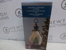 1 BOXED 13.9 INCH (35.4CM) HOLIDAY LANTERN WITH LED LIGHTS RRP Â£34.99
