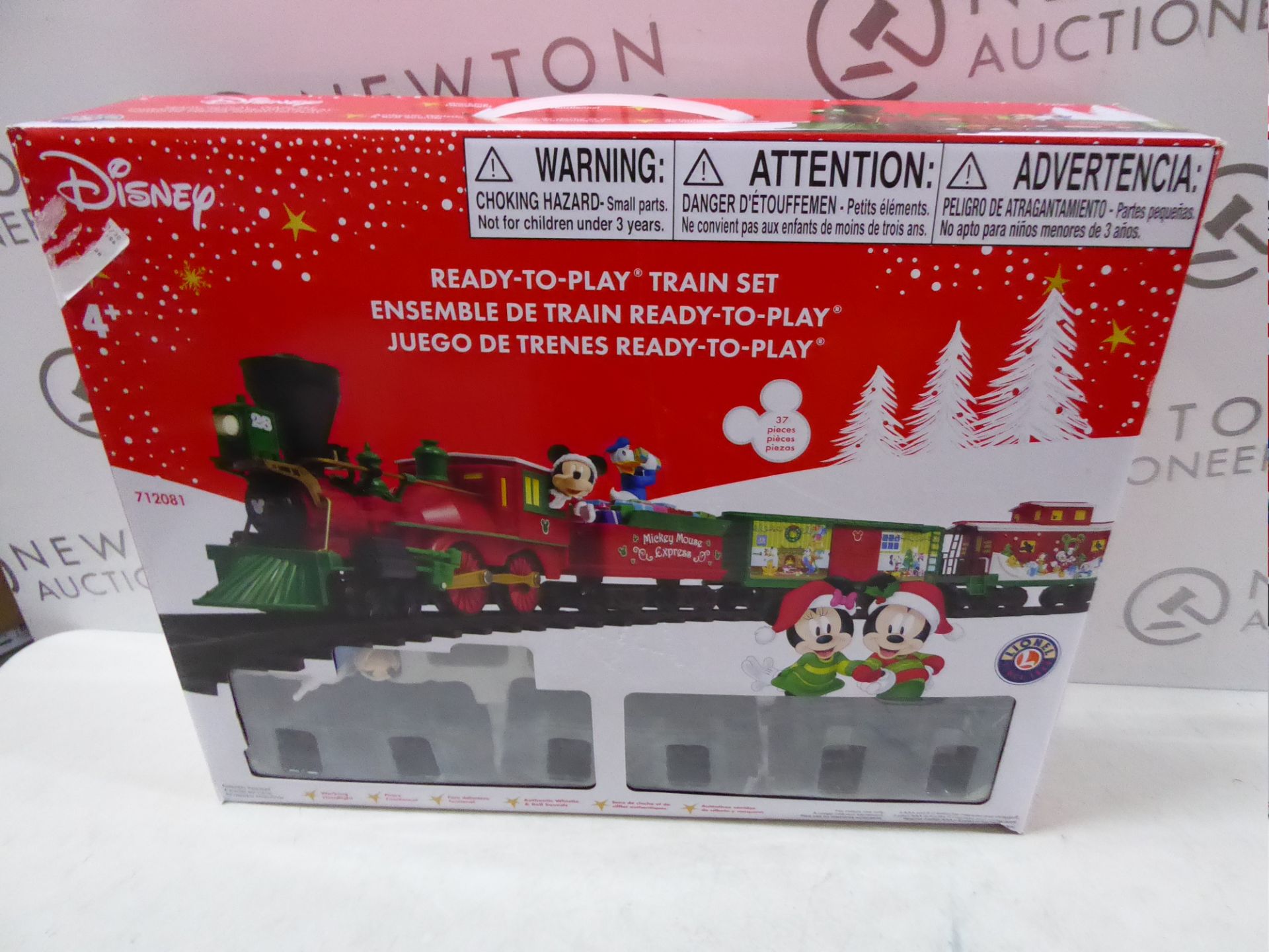 1 BOXED DISNEY MICKEY MOUSE TRAIN SET WITH LIGHTS & SOUNDS (4+ YEARS) RRP Â£69