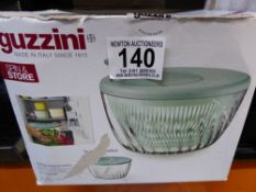 1 GUZZINI SALAD SPINNER WITH LID RRP Â£24.99