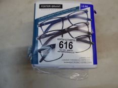 1 PACK OF FOSTER GRANTS READING GLASSESS STRENTH +2.50 RRP Â£13.50
