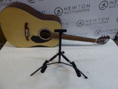 1 FENDER FA-125 DREADNOUGHT ACOUSTIC GUITAR WITH STAND RRP Â£135.99