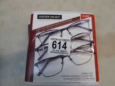 1 PACK OF FOSTER GRANTS READING GLASSESS STRENTH +3.00 RRP Â£13.50