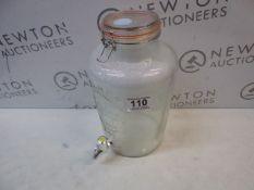 1 KILNER GLASS DRINKS DISPENSER 8L RRP Â£29